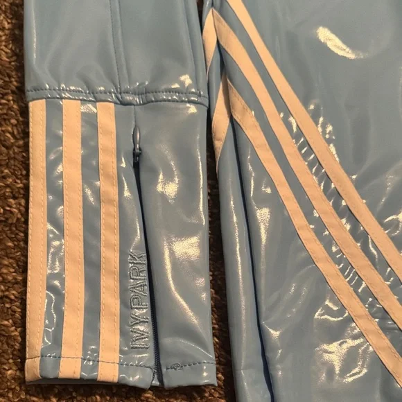 Adidas Ivy Park Light Blue Latex Dress - Picture 3 of 4